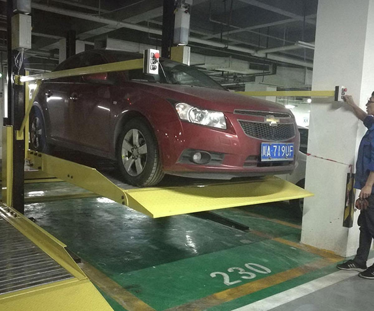 雙層升降平移機械式停車位過驗收