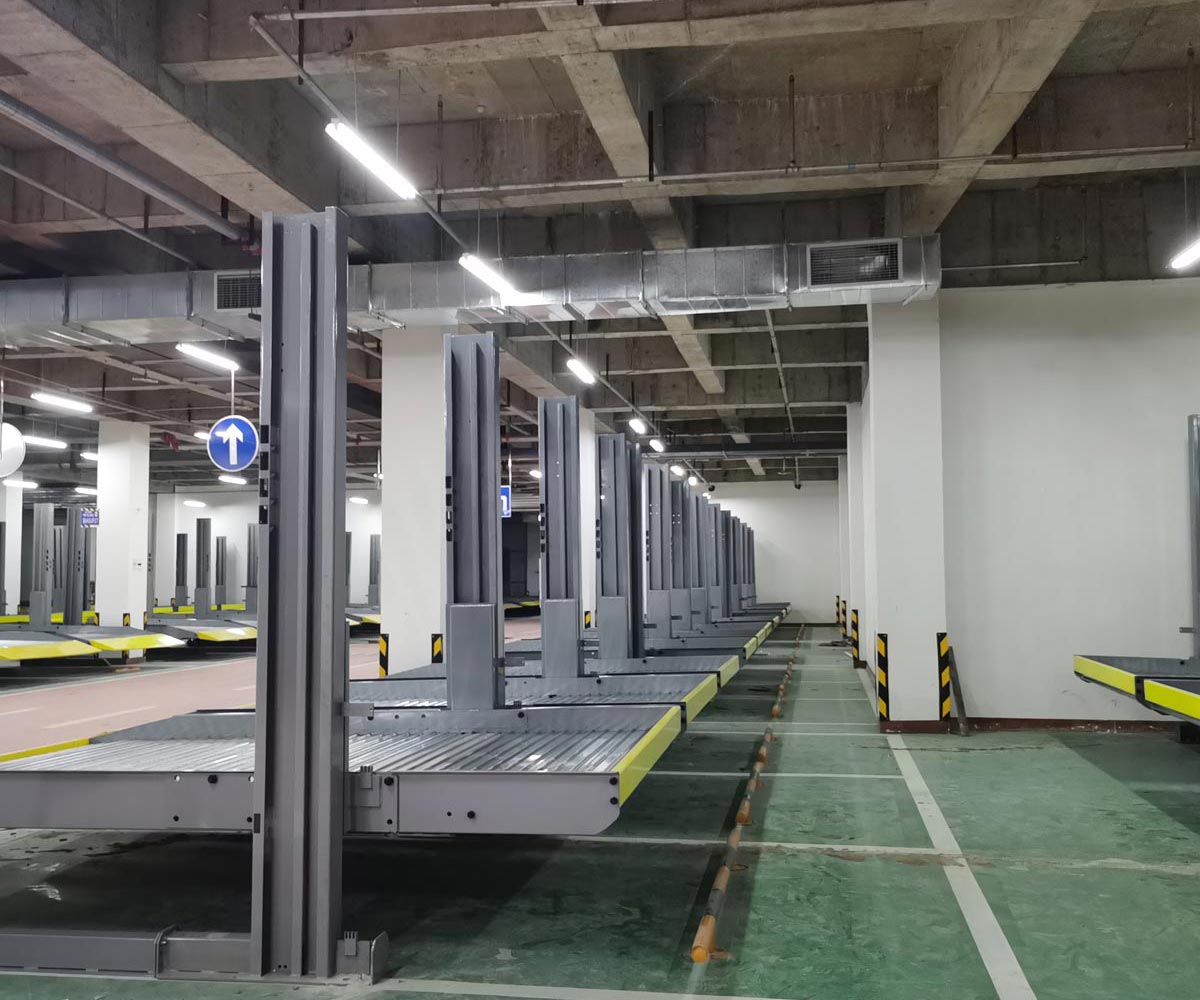 禮縣二層升降立體停車場回收