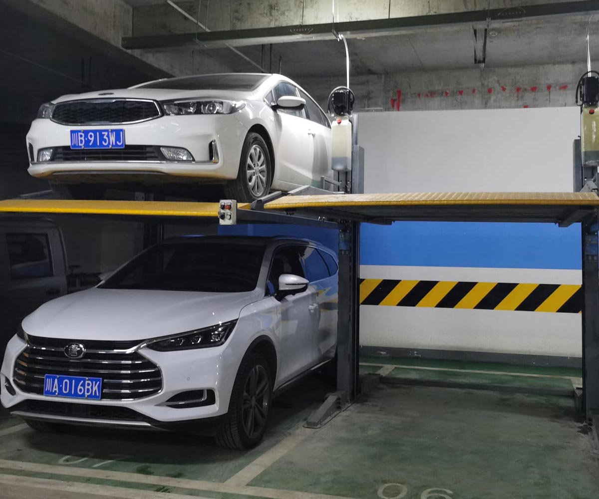 禮縣雙柱簡易類立體停車回收