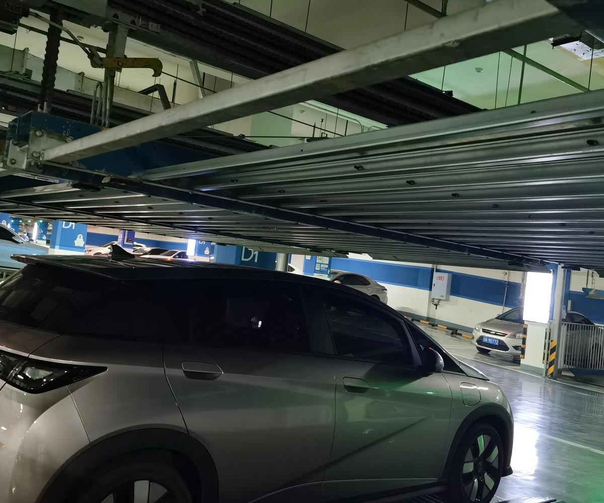 略陽二層簡易式機械立體停車設備過驗收