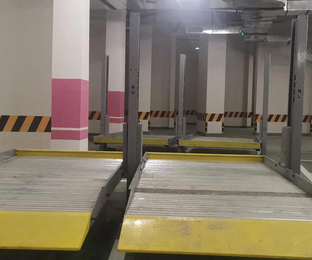 扶風簡易升降式機械停車場過驗收