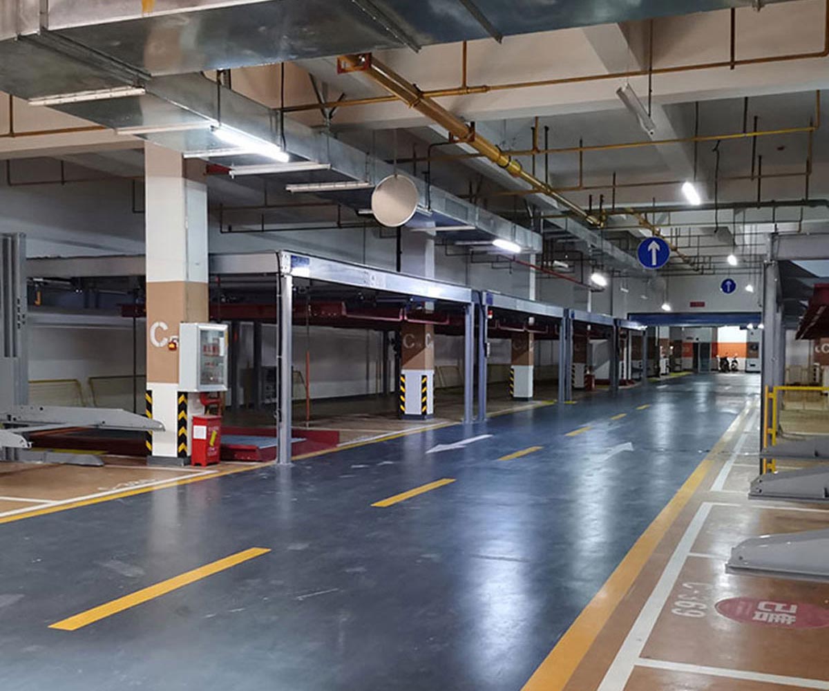 太白簡易升降停車庫拆除