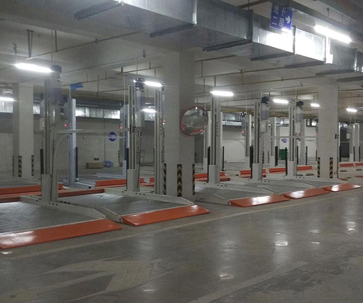 蓮湖兩層升降橫移機械車位回收
