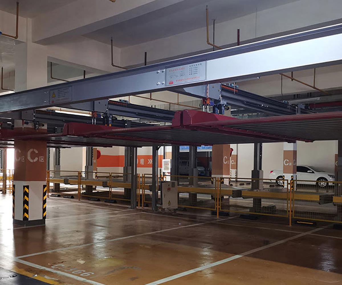 略陽2層簡易類停車庫安裝