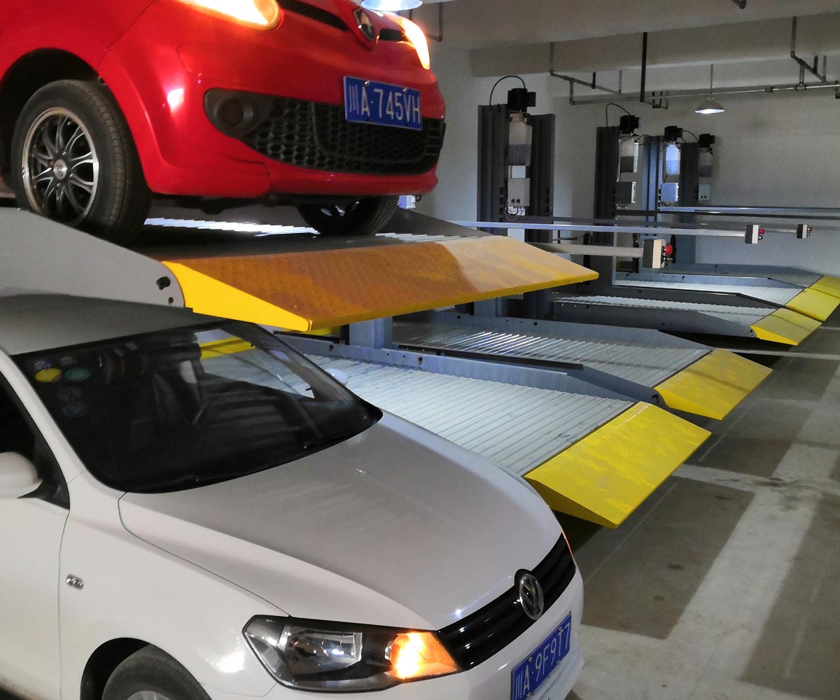 雁塔兩柱式簡易升降立體車庫