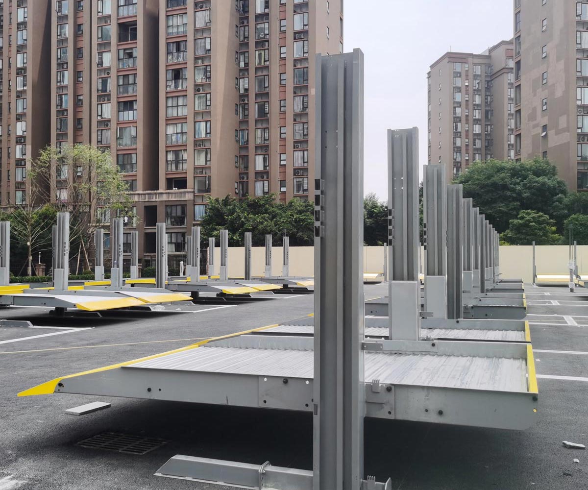 甘南PSH四層升降橫移類停車設備（負二正二地坑式）技術參數