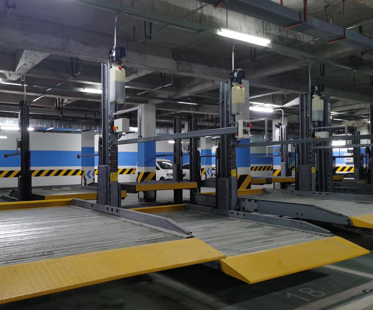 阿克塞兩柱簡易升降機械式停車位