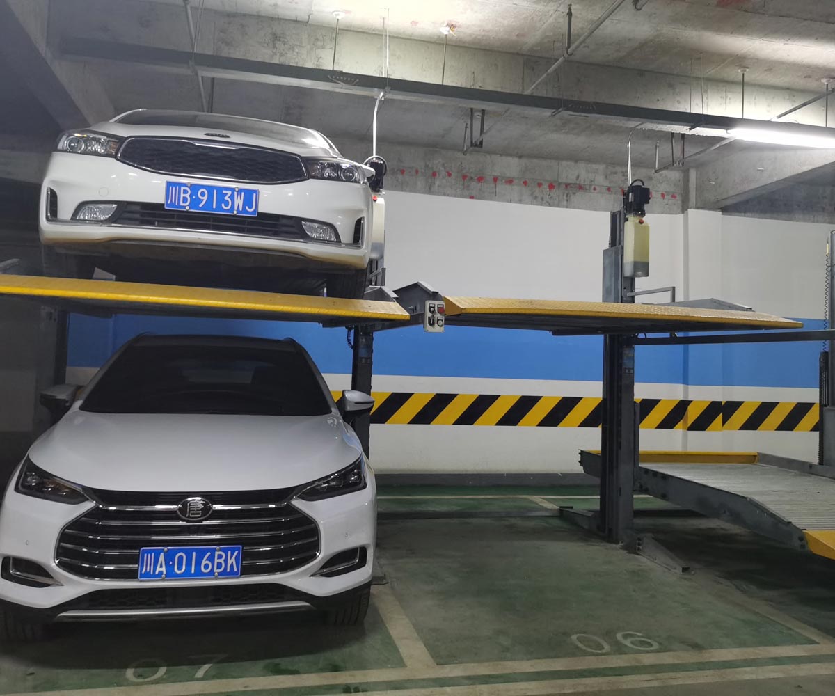 榆林兩層升降式機械式停車位