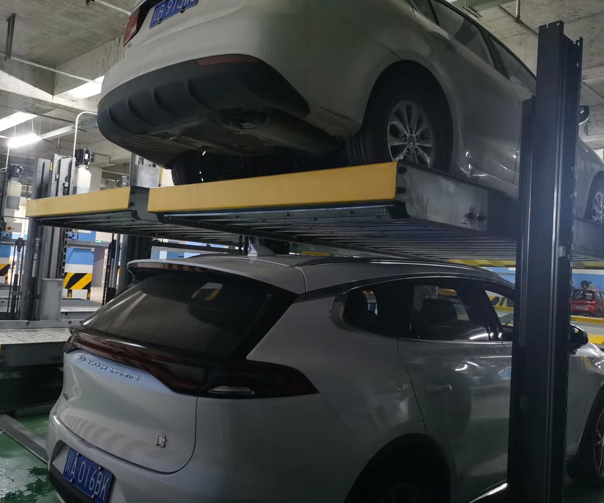 阿克塞二層簡易類機械式停車庫