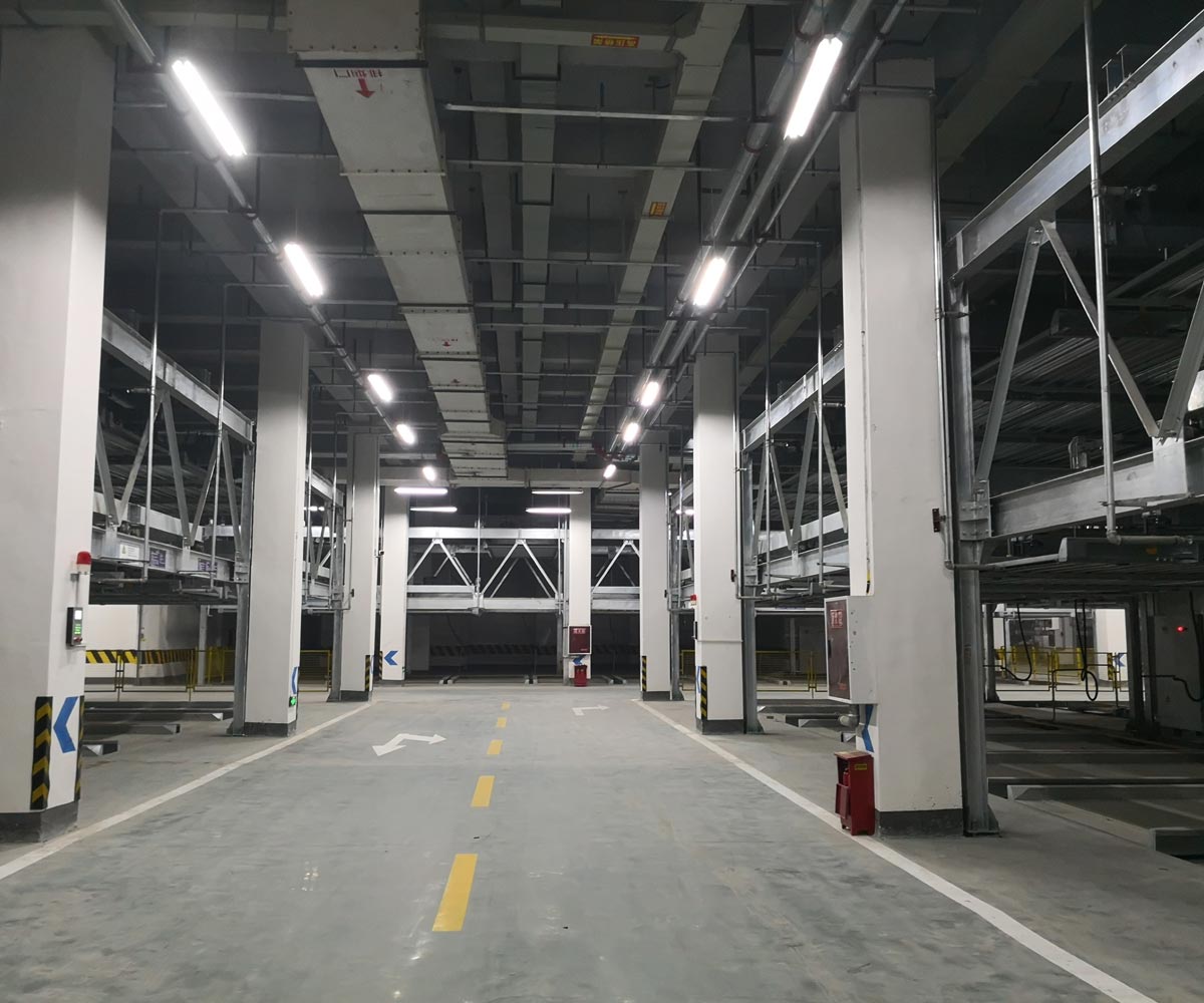 阿克塞4-6層升降橫移式自動立體停車庫